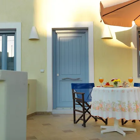 Blue And White Aura Santorini Traditional House Apartment